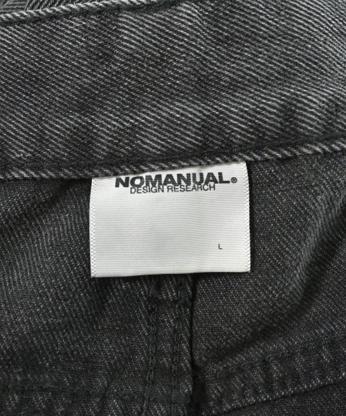 NOMANUAL（ノーマニュアル）デニムパンツ 黒 サイズ:L メンズ/2200607573022