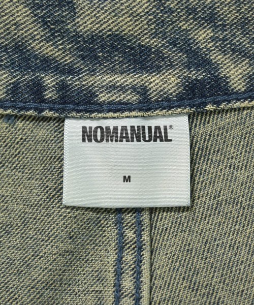 NOMANUAL（ノーマニュアル）デニムパンツ 青 サイズ:M レディース/2200696102431