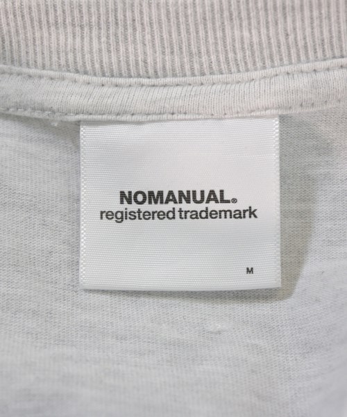 NOMANUAL（ノーマニュアル）Tシャツ・カットソー グレー サイズ:M メンズ/2200665430138
