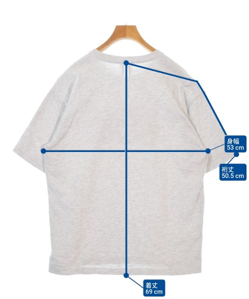 NOMANUAL（ノーマニュアル）Tシャツ・カットソー グレー サイズ:M メンズ/2200665430138