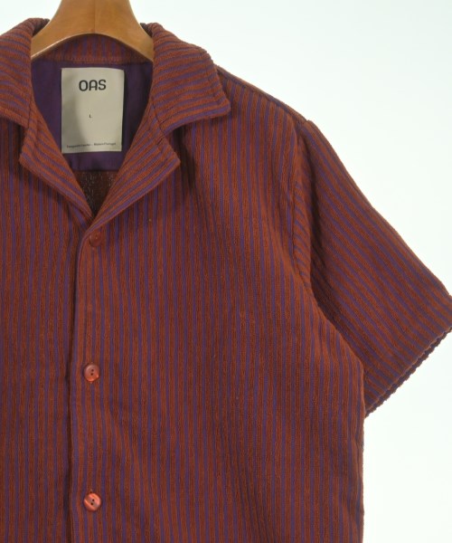 OAS（オーエーエス）カジュアルシャツ 茶 サイズ:L メンズ/2200622964232