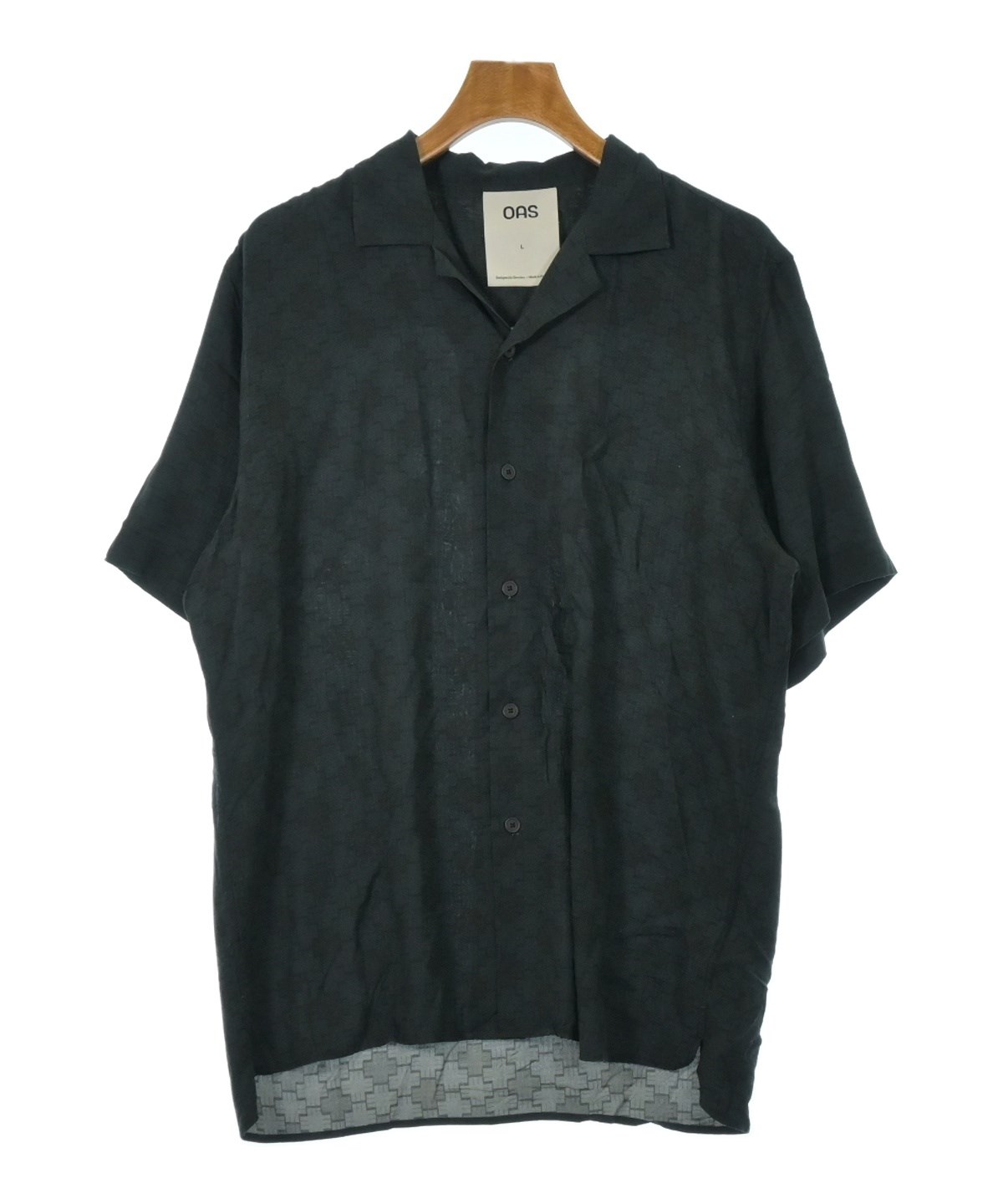 OAS（オーエーエス）カジュアルシャツ 紺 サイズ:L メンズ  