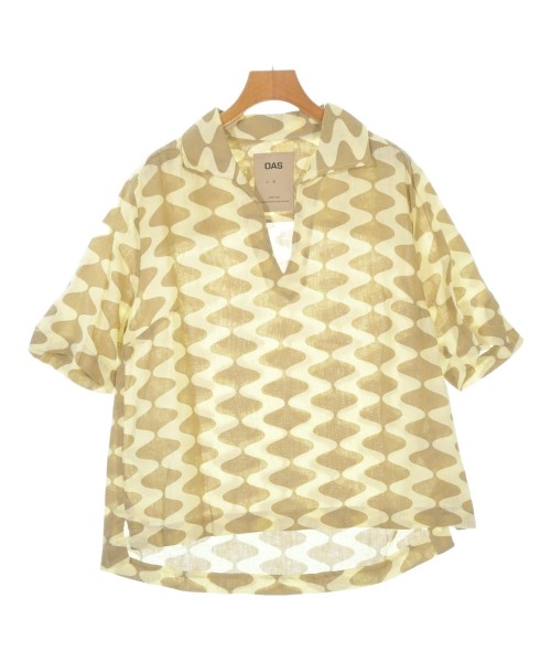 OAS(オーエーエス)カジュアルシャツ 黄 サイズ:S/2200675245678