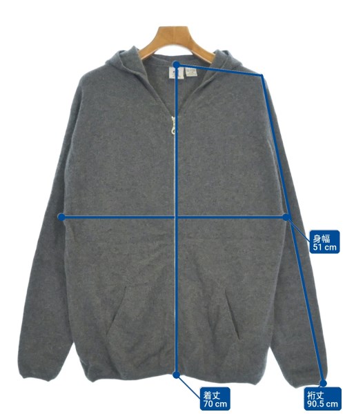 one cashmere（ワンカシミア）ニット・セーター グレー サイズ:M メンズ/2200702447716