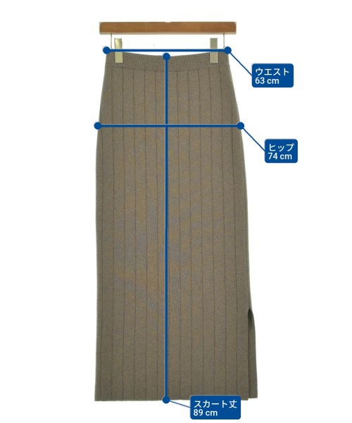 OSLOW（オスロウ）ロング・マキシ丈スカート ベージュ サイズ:S レディース/2200656306060