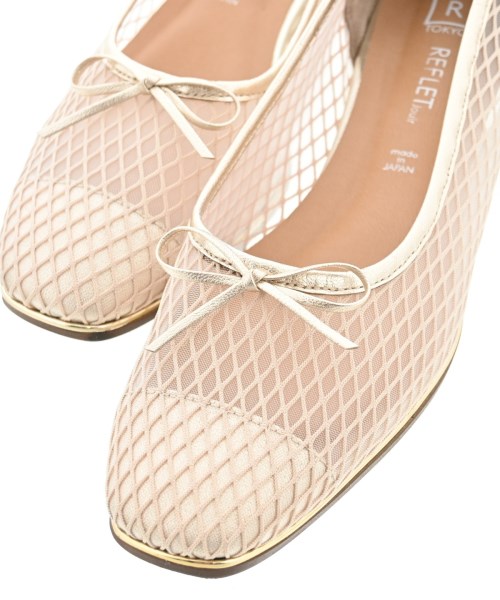 REFLET jouir（ルフレジュイール）パンプス ゴールド サイズ:24cm レディース/2200644997096