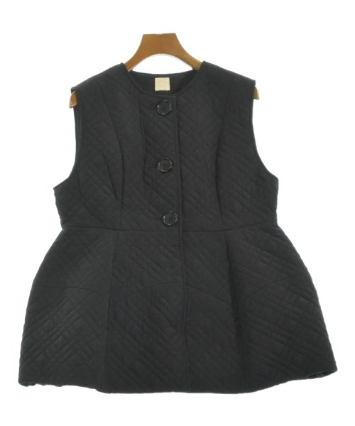 THREE SQUARE(スリースクエア)ダウンジャケット/ダウンベスト 黒 サイズ:F/2200680896070