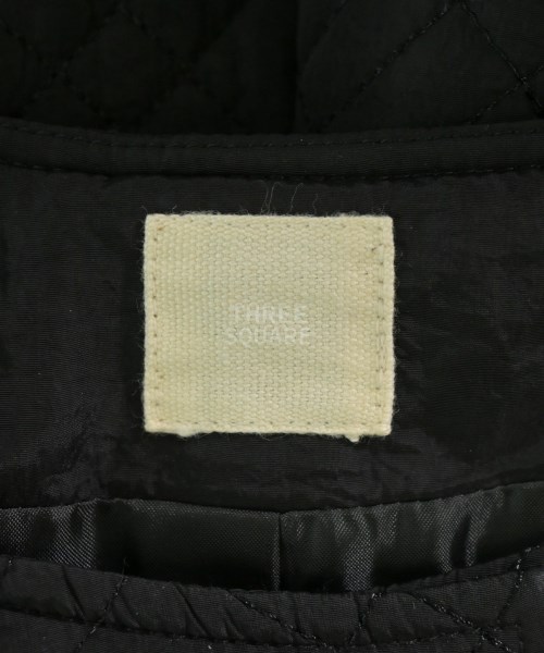THREE SQUARE（スリースクエア）ダウンジャケット/ダウンベスト 黒 サイズ:F レディース/2200680896070