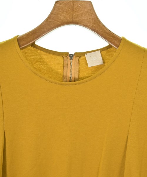 THREE SQUARE（スリースクエア）ワンピース 黄 サイズ:F レディース/2200661386958