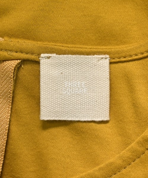 THREE SQUARE（スリースクエア）ワンピース 黄 サイズ:F レディース/2200661386996