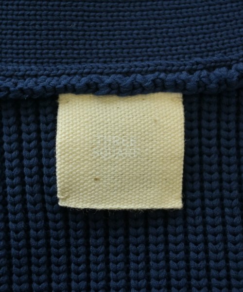 THREE SQUARE（スリースクエア）カーディガン 紺 サイズ:F レディース/2200661388044