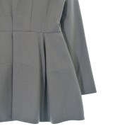 THREE SQUARE（スリースクエア）ノーカラージャケット グレー サイズ:36(S位) レディース/2200661388235