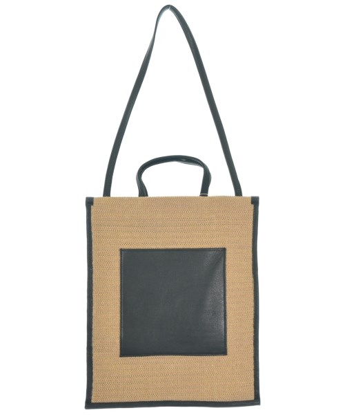 THREE SQUARE(スリースクエア)トートバッグ ベージュ サイズ:-/2200661388693