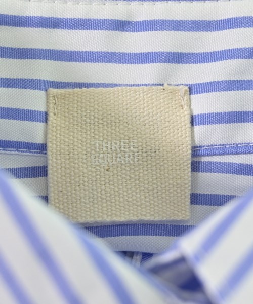 THREE SQUARE（スリースクエア）カジュアルシャツ 白 サイズ:F レディース/2200661389669