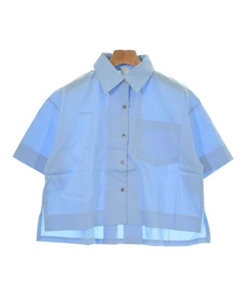 THREE SQUARE(スリースクエア)カジュアルシャツ 青 サイズ:F/2200661389812