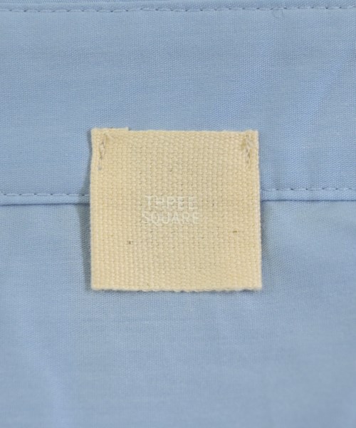 THREE SQUARE（スリースクエア）カジュアルシャツ 青 サイズ:F レディース/2200661389843