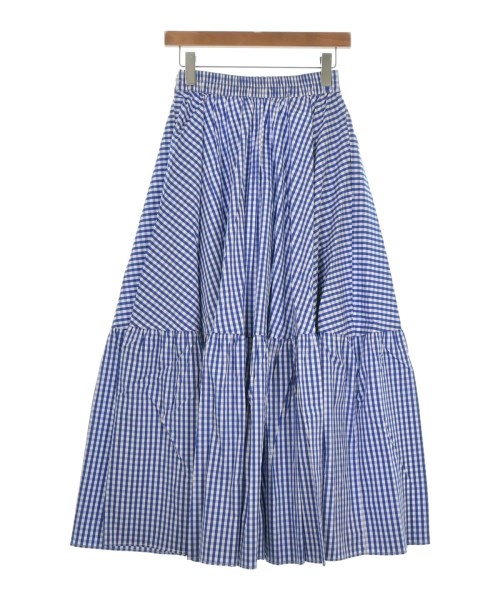 THREE SQUARE（スリースクエア）ロング・マキシ丈スカート 青 サイズ:F レディース/2200661390238