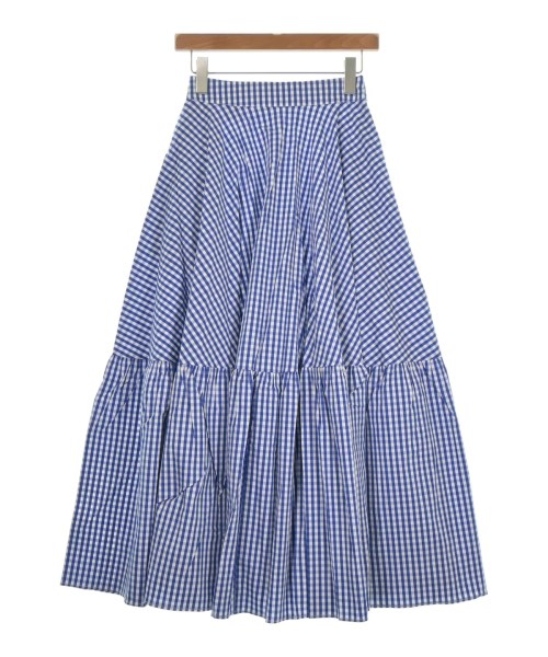 THREE SQUARE(スリースクエア)ロング・マキシ丈スカート 青 サイズ:F/2200661390245