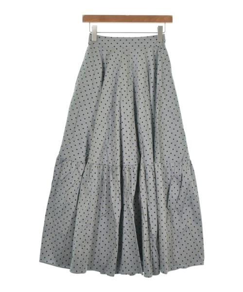THREE SQUARE(スリースクエア)ロング・マキシ丈スカート グレー サイズ:F/2200661390436