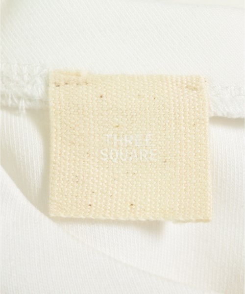 THREE SQUARE（スリースクエア）Tシャツ・カットソー 白 サイズ:F レディース/2200661390887