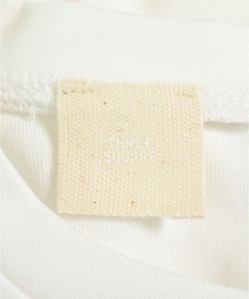 THREE SQUARE（スリースクエア）Tシャツ・カットソー 白 サイズ:F レディース/2200661390900