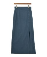 THREE SQUARE（スリースクエア）ロング・マキシ丈スカート 青 サイズ:36(S位) レディース/2200661391051