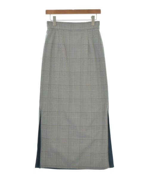THREE SQUARE（スリースクエア）ロング・マキシ丈スカート 青 サイズ:36(S位) レディース/2200661391068