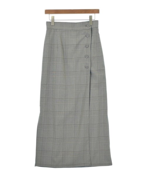 THREE SQUARE（スリースクエア）ロング・マキシ丈スカート 青 サイズ:36(S位) レディース/2200661391082