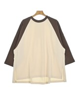 THREE SQUARE（スリースクエア）Tシャツ・カットソー ベージュ サイズ:F レディース/2200661391884