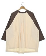 THREE SQUARE（スリースクエア）Tシャツ・カットソー ベージュ サイズ:F レディース/2200661391891