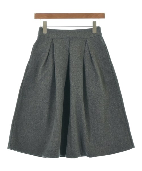 THREE SQUARE(スリースクエア)ロング・マキシ丈スカート グレー サイズ:F/2200661391990