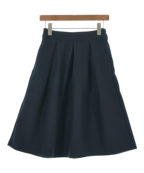 THREE SQUARE(スリースクエア)ロング・マキシ丈スカート 紺 サイズ:F/2200661392065