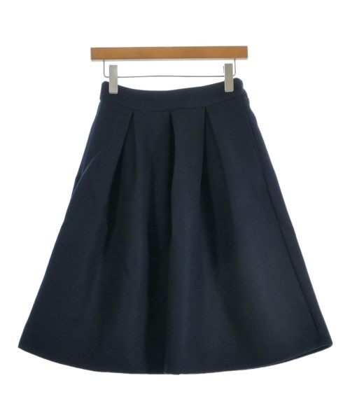 THREE SQUARE(スリースクエア)ロング・マキシ丈スカート 紺 サイズ:F/2200661392072