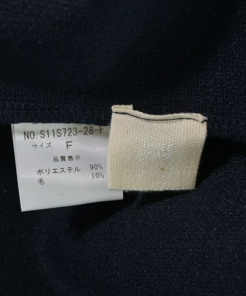 THREE SQUARE（スリースクエア）ロング・マキシ丈スカート 紺 サイズ:F レディース/2200661392119