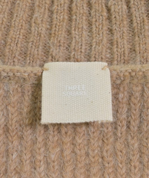 THREE SQUARE（スリースクエア）カーディガン ベージュ サイズ:F レディース/2200661683118