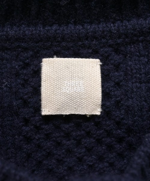 THREE SQUARE（スリースクエア）カーディガン 紺 サイズ:F レディース/2200661683705