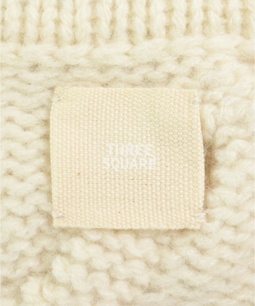 THREE SQUARE（スリースクエア）カーディガン 白 サイズ:F レディース/2200661684276