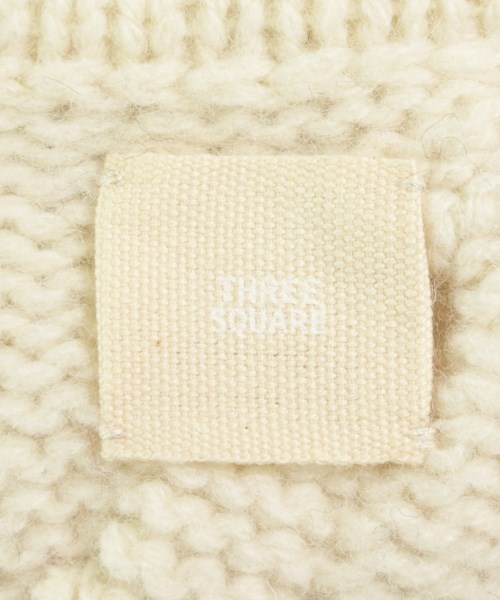 THREE SQUARE（スリースクエア）カーディガン 白 サイズ:F レディース/2200661684283