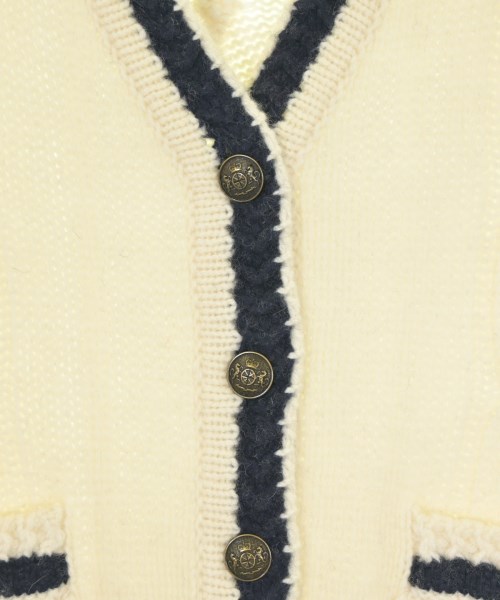 THREE SQUARE（スリースクエア）カーディガン 白 サイズ:F レディース/2200661684290