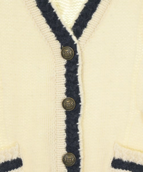 THREE SQUARE（スリースクエア）カーディガン 白 サイズ:F レディース/2200661684757