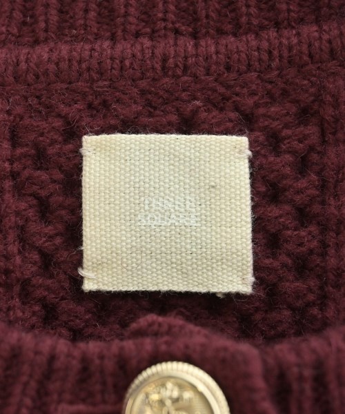 THREE SQUARE（スリースクエア）カーディガン 赤 サイズ:F レディース/2200661684917