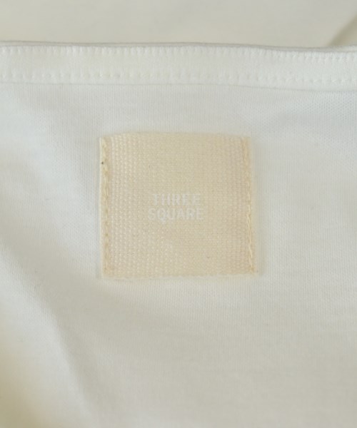 THREE SQUARE（スリースクエア）Tシャツ・カットソー 白 サイズ:F レディース/2200661685051