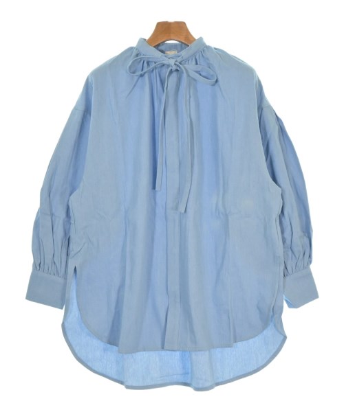 THREE SQUARE(スリースクエア)ブラウス 青 サイズ:F/2200661685297