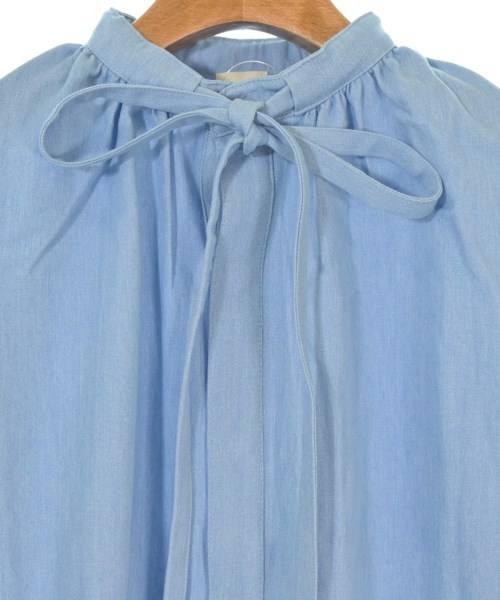 THREE SQUARE（スリースクエア）ブラウス 青 サイズ:F レディース/2200661685327