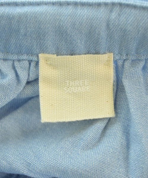 THREE SQUARE（スリースクエア）ブラウス 青 サイズ:F レディース/2200661685389