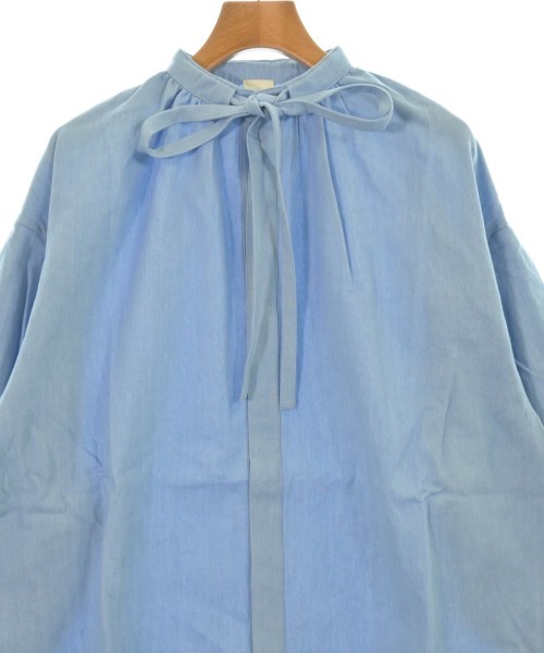 THREE SQUARE（スリースクエア）ブラウス 青 サイズ:F レディース/2200661685389