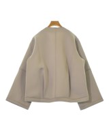 THREE SQUARE（スリースクエア）ノーカラージャケット ベージュ サイズ:F レディース/2200661685648