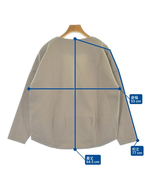 THREE SQUARE（スリースクエア）Tシャツ・カットソー ベージュ サイズ:F レディース/2200661685754