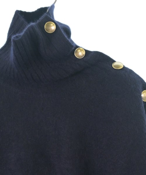 THREE SQUARE（スリースクエア）ニット・セーター 紺 サイズ:F レディース/2200661685853