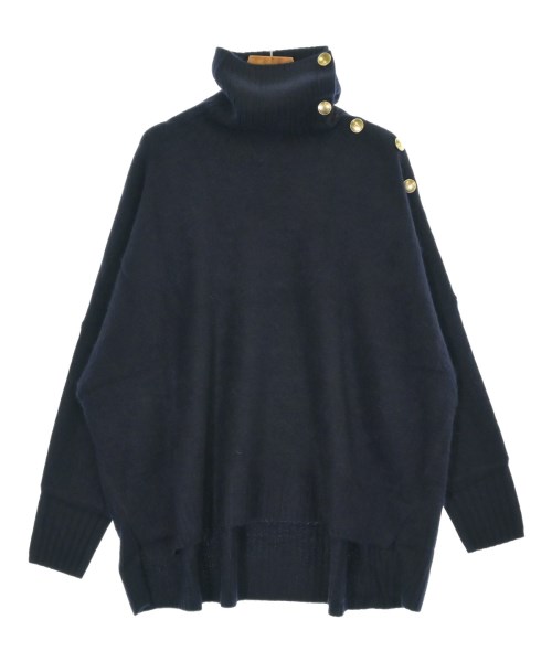THREE SQUARE(スリースクエア)ニット・セーター 紺 サイズ:F/2200661685907